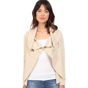 KENSIE Asymmetric Long-Sleeve Ponte-Knit Jacket Cardigan Women's Size XL